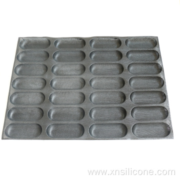 28 Cups Fiberglass Perforated Silicone Bread Form Moulds